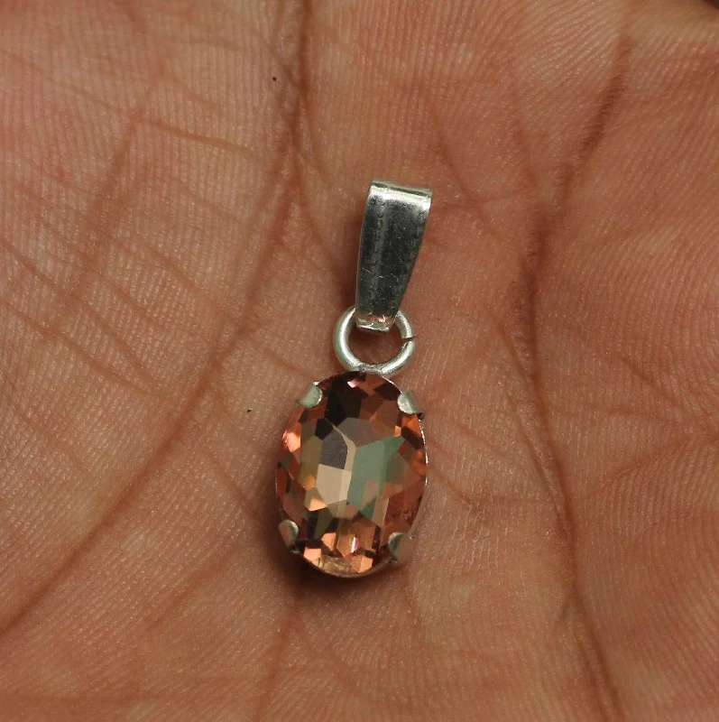 1 Pcs, 14x10mm Oval Stone Pendant