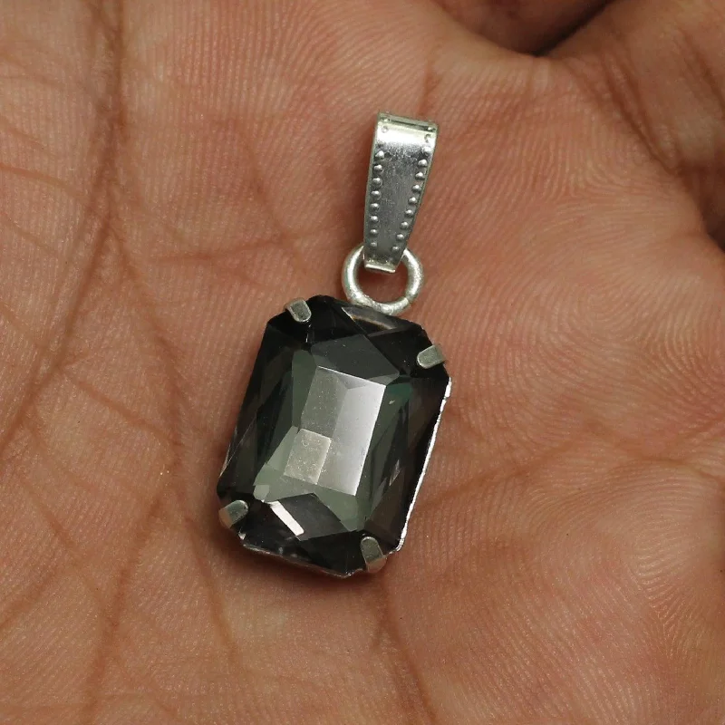 1 Pcs, 18x13mm Rectangle Stone Pendant