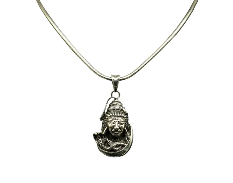 Huge Savings On Timeless Jewelry Collections 925 sterling silver amazing designer Hindu idol Lord Shiva pendant, excellent gifting unisex locket pendant customized jewelry ssp528