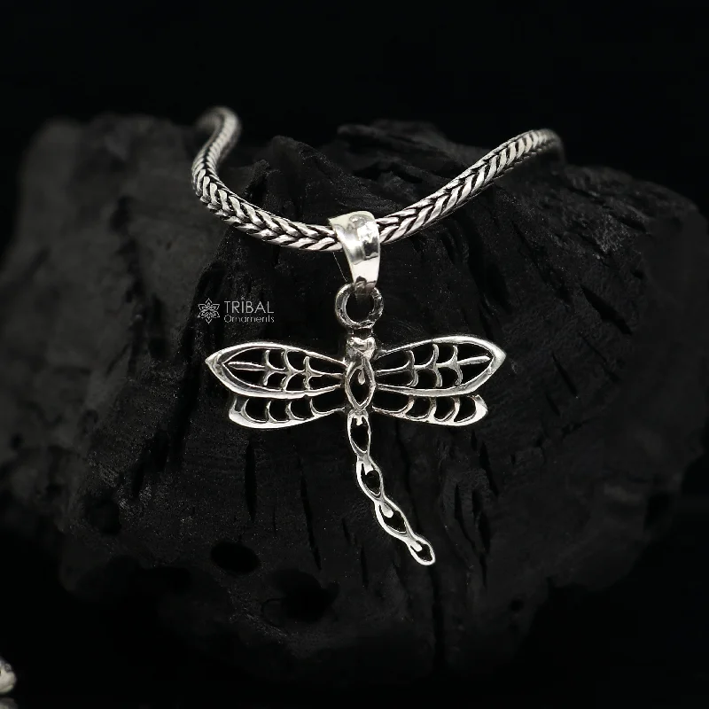 Bohemian-Inspired Jewelry For Free-Spirited Fashion 925 sterling silver Butterfly design pendant, excellent high quality pendant silver necklace locket nsp703
