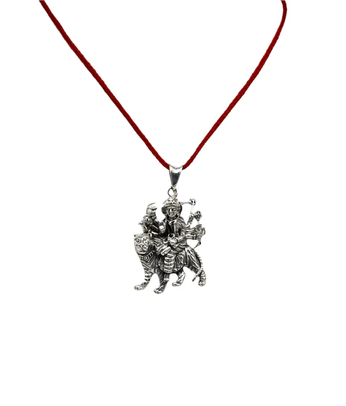 Jewelry Deals That Outshine The Rest 925 sterling silver customized vintage style Goddess Durga/Bhawani MA Pendant, amazing design stunning pendant unisex gifting jewelry ssp500