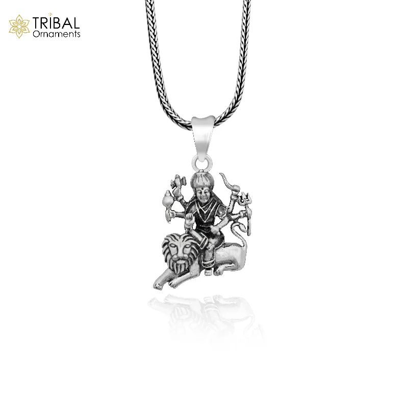 Flash Jewelry Sale – Get Stunning Pieces At Low Prices 925 sterling silver handmade Goddess bhawani/ Durga maa pendant, amazing unisex pendant locket personalized jewelry tribal jewelry ssp496