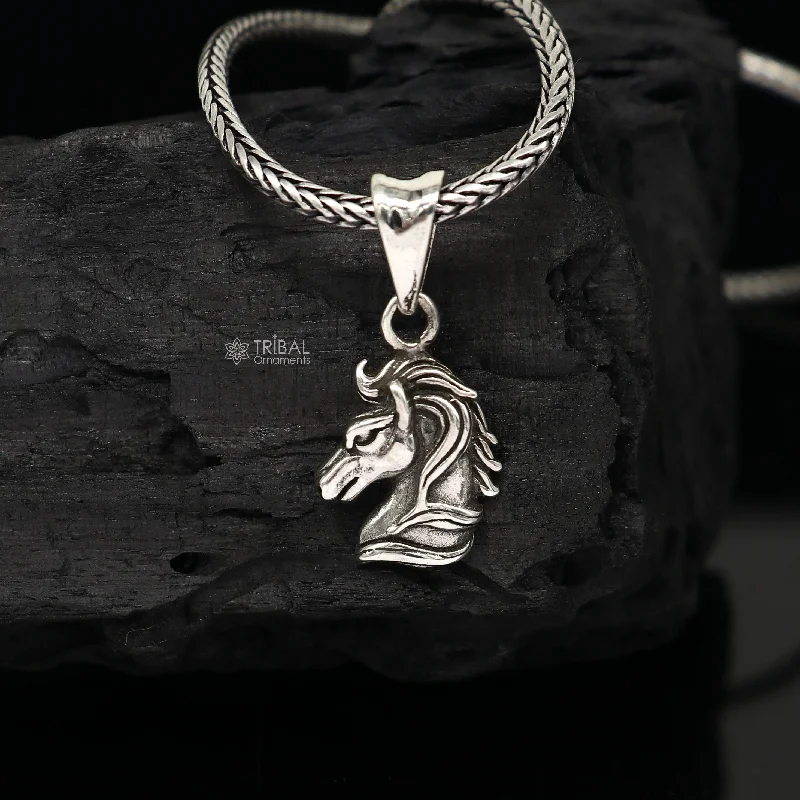 925 sterling silver horse pendant/ unicorn pendant/ Pegasus pendant unique stylish customized pendant necklace jewelry nsp704