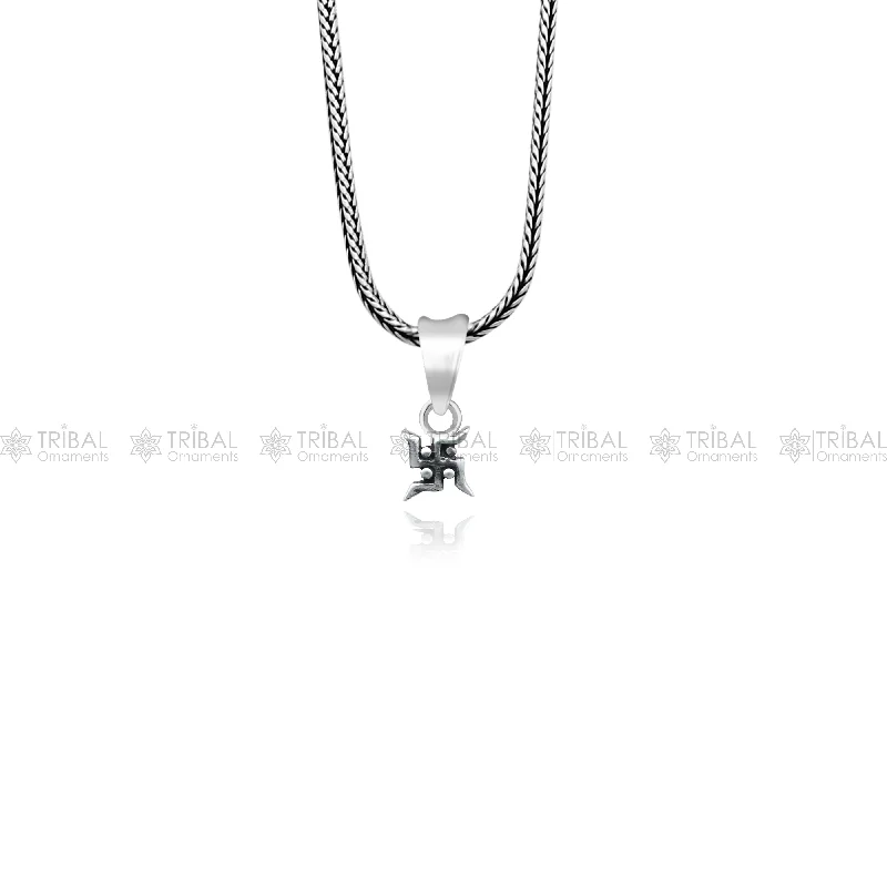 925 Sterling silver swashtik pendant nsp947