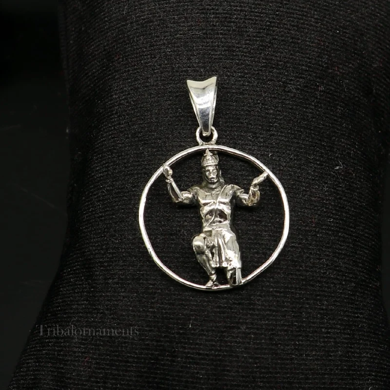 Premium Diamond Jewelry At Once-In-A-Lifetime Discounts Divine lord God hanuman pendant 92.5 sterling silver handmade god idol hanuman , amazing craftsmanship pendant gifting jewelry ssp872