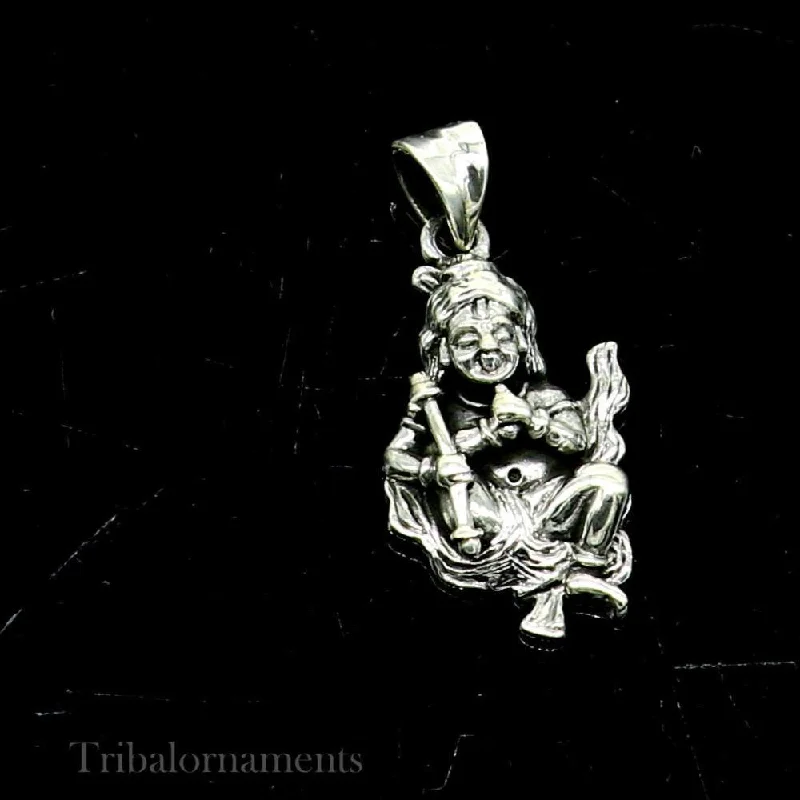 Sparkle On A Budget – Fine Jewelry For Less Divine lord kartikya blessing pendant, excellent vintage designer 925 sterling silver handmade jewelry from indiassp973