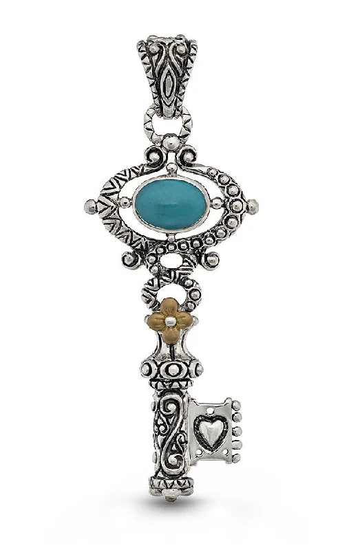 Key Pendant – Turquoise