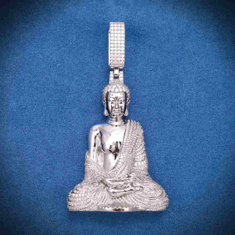 Flash Sale On Stunning Jewelry – Don't Miss Out Moissanite Buddha Pendant 14K Gold