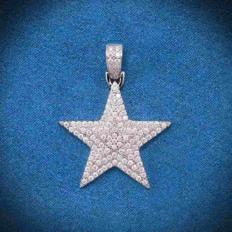Shop Elegant Jewelry At Unbeatable Prices Moissanite Star Pendant 14K Gold