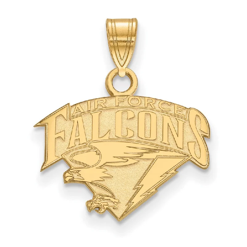 Limited-Stock Jewelry Sale – Once It's Gone, It's Gone 10k Yellow Gold Air force Academy Small Logo Pendant