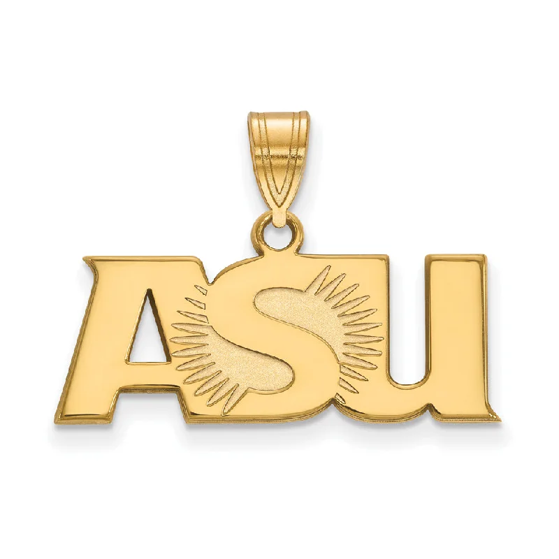 10k Yellow Gold Arizona State Large Pendant