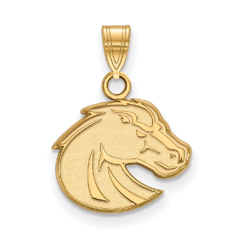 Shop Handcrafted Jewelry At Special Promotional Rates 10k Yellow Gold Boise State Small Mascot Pendant