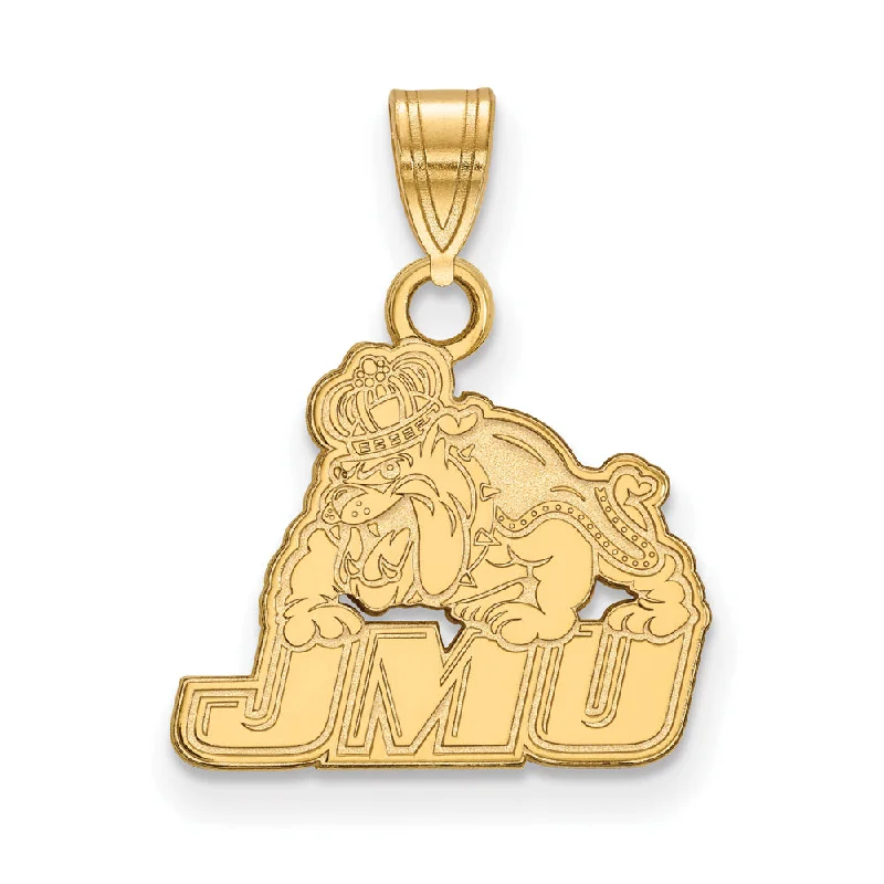 Seasonal Jewelry Sale – Upgrade Your Style Today 10k Yellow Gold James Madison U Small Logo Pendant