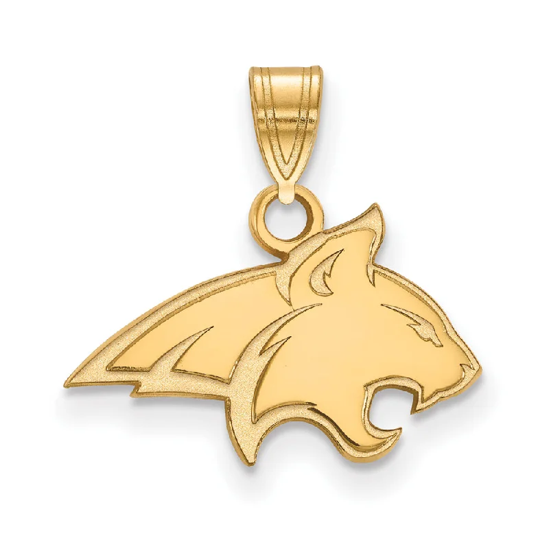 Customized Silver Jewelry For Unique Style 10k Yellow Gold Montana State Small Mascot Pendant