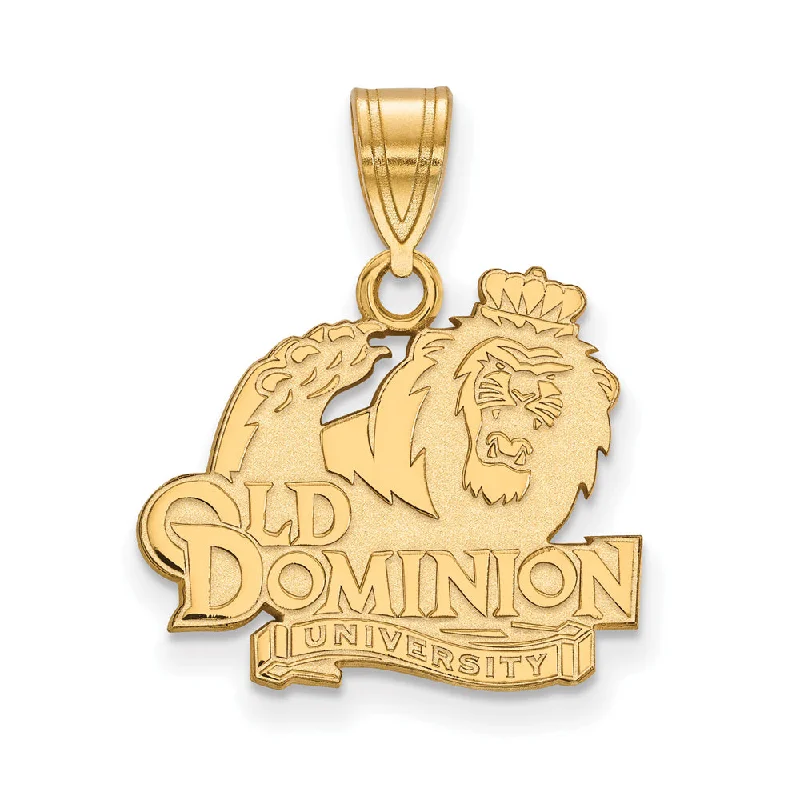 Jewelry Sale Alert – Shop Timeless Elegance Today 10k Yellow Gold Old Dominion U. Medium Logo Pendant