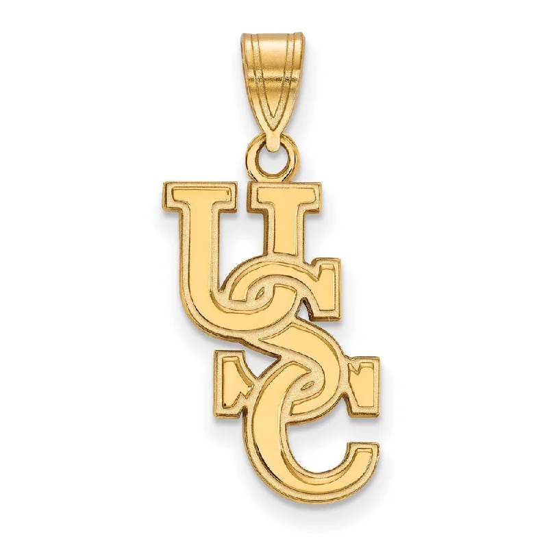 Unlock Unbeatable Jewelry Deals Before They’Re Gone 10k Yellow Gold South Carolina Large 'USC' Pendant