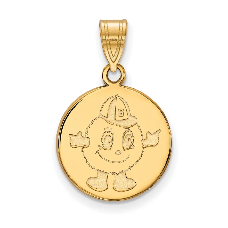 Elegant Jewelry At Unbeatable Offers – Shop Before It's Gone 10k Yellow Gold Syracuse U. Medium Disc Pendant
