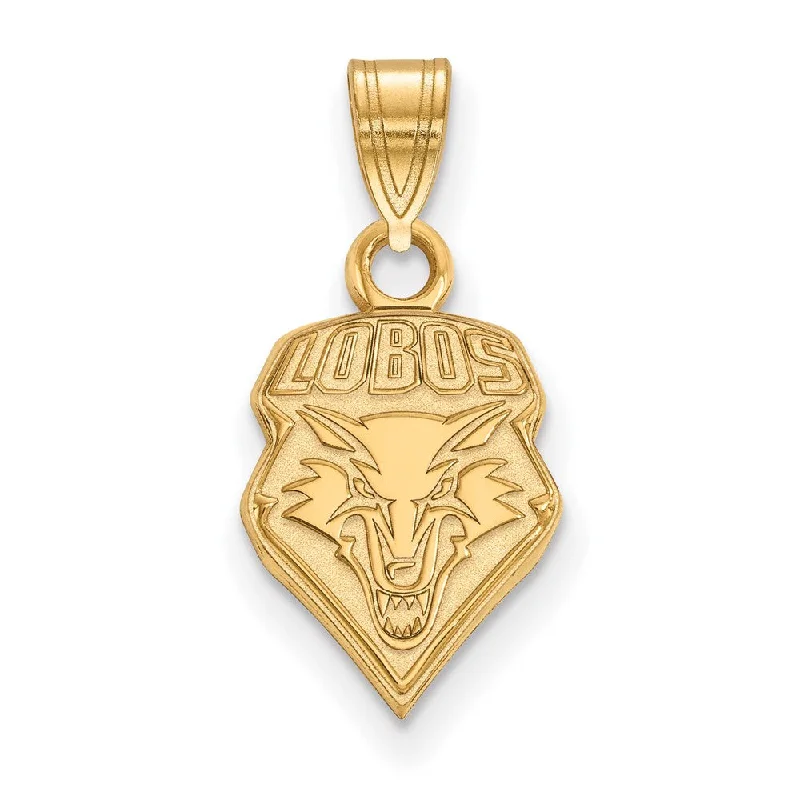 Elegant Necklaces And Bracelets At Limited-Time Offers 10k Yellow Gold U. of New Mexico Small Logo Pendant