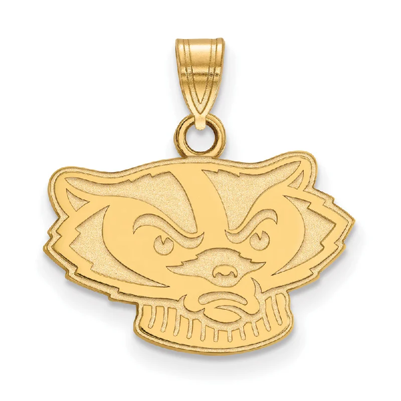 Shop Dazzling Jewelry At The Best Prices 10k Yellow Gold U. of Wisconsin Small Mascot Pendant