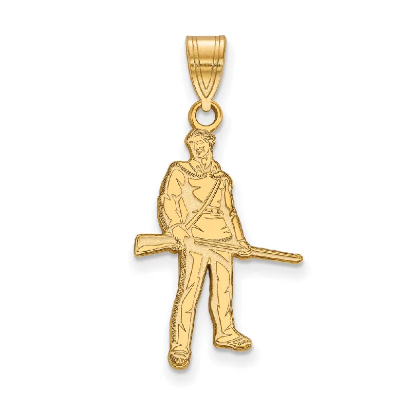 Flash Sale On Stunning Jewelry – Don't Miss Out 10k Yellow Gold West Virginia U. Medium Mascot Pendant