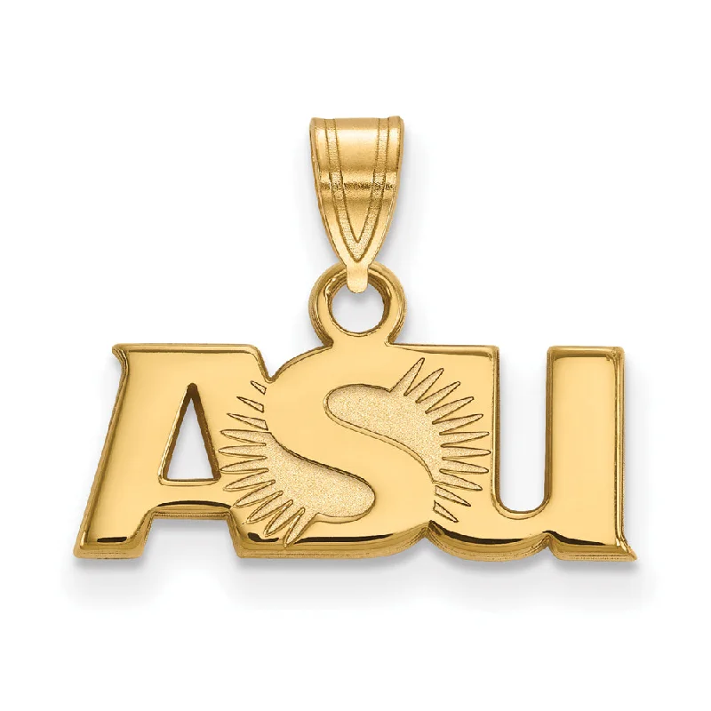 Exclusive Jewelry Discounts – Shop Now For Savings 14k Gold Plated Silver Arizona State Small Pendant
