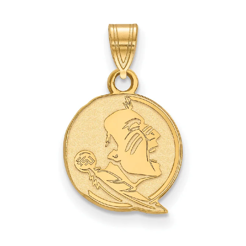 Bestselling Jewelry Now On Sale – Elevate Your Look 14k Gold Plated Silver Florida State Small Mascot Pendant