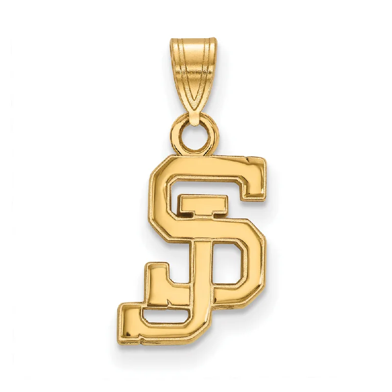 Buy More, Save More – Special Jewelry Discounts 14k Gold Plated Silver San Jose State Small Pendant