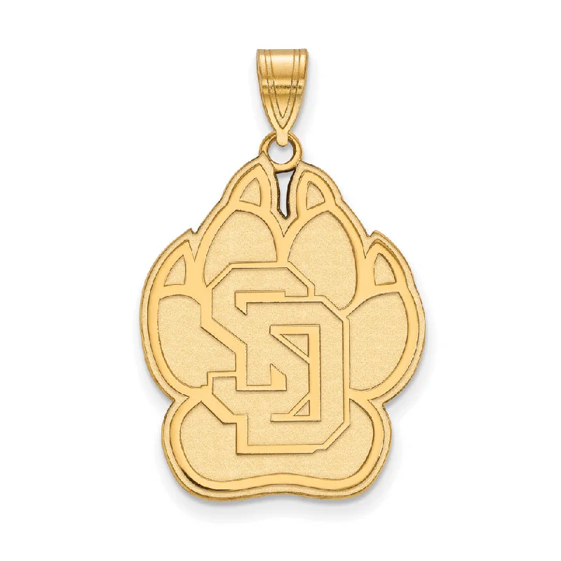 Gorgeous Jewelry, Limited-Time Savings 14k Gold Plated Silver South Dakota XL Logo Pendant