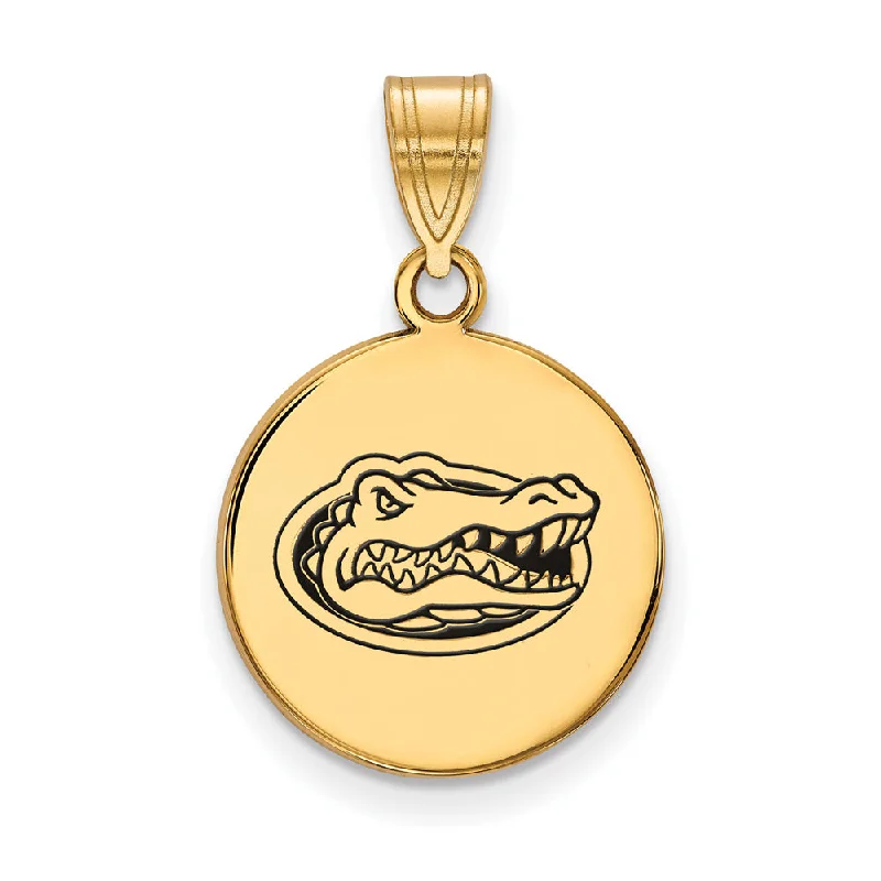 Best Jewelry Deals – Premium Quality At Exclusive Discounts 14k Gold Plated Silver U. of Florida Md Enamel Logo Disc Pendant