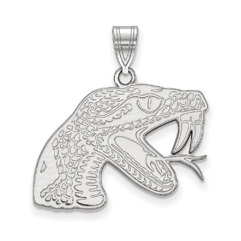 14k White Gold Florida A&M U Large Pendant