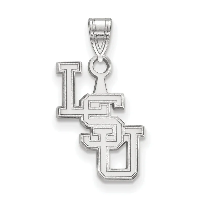 Jewelry Flash Sale – Stylish Designs At Unbeatable Rates 14k White Gold Louisiana State Small Pendant