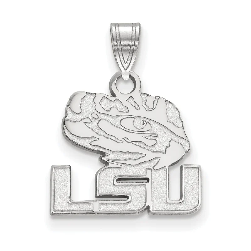 Shine In Style – Shop Jewelry Discounts Today 14k White Gold Louisiana State Small 'LSU' Mascot Pendant