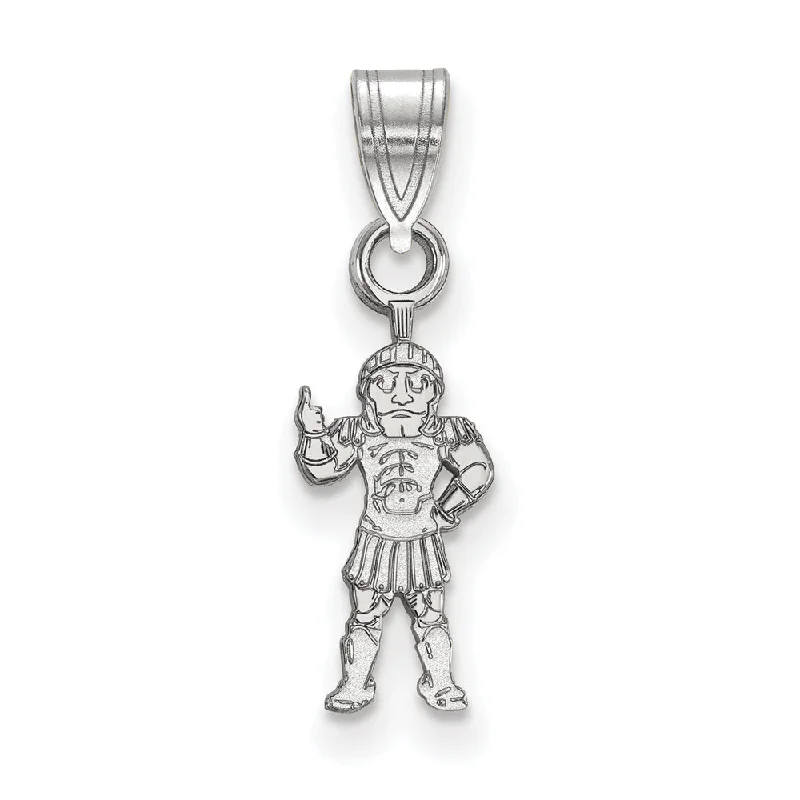 Affordable Luxury Jewelry – Style At A Great Price 14k White Gold Michigan State Spartans Small Pendant