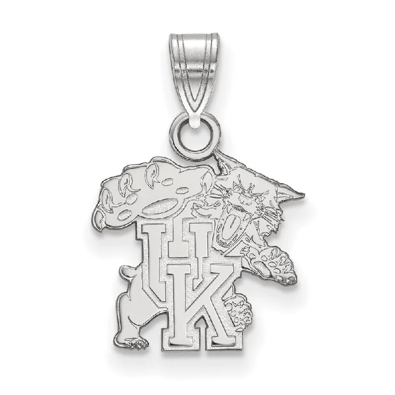 Don't Miss Out On Jaw-Dropping Jewelry Discounts 14k White Gold U. of Kentucky Small Pendant