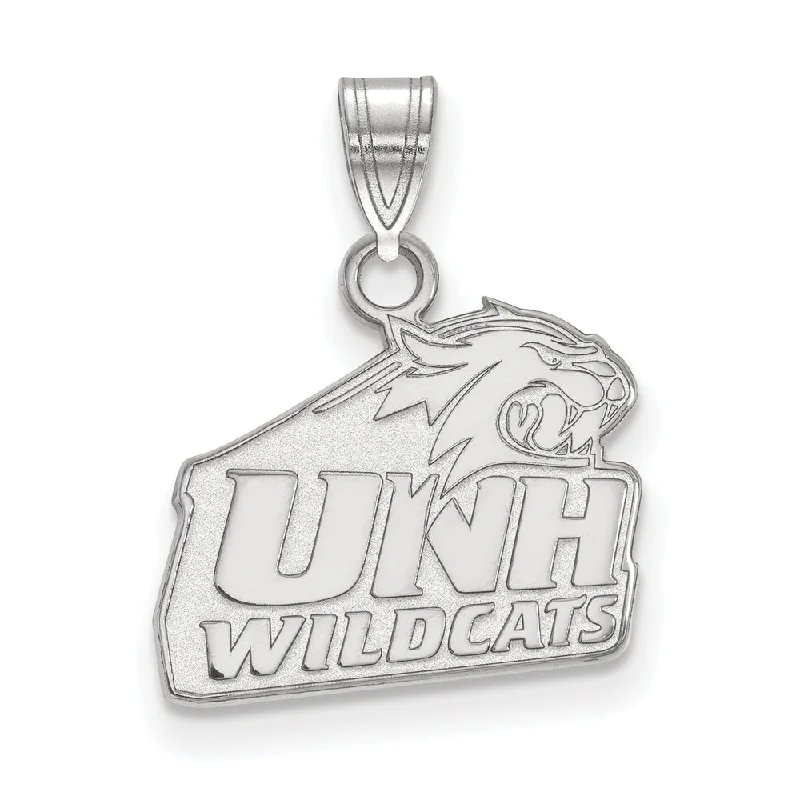 Special Offers On Handcrafted And Designer Jewelry 14k White Gold U. of New Hampshire Small Logo Pendant
