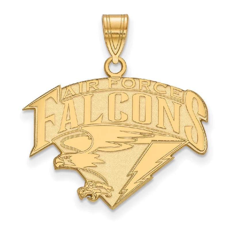 Exclusive Online Jewelry Sale – Don't Wait 14k Yellow Gold Air Force Academy Large Pendant