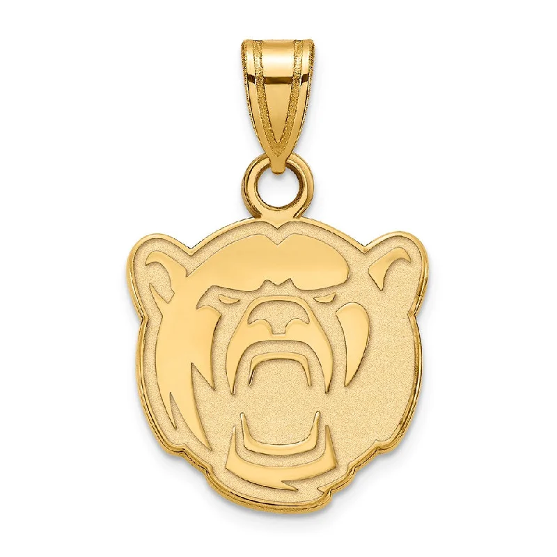 Stunning Statement Jewelry, Unbeatable Discounts 14k Yellow Gold Baylor U Small Bears Pendant