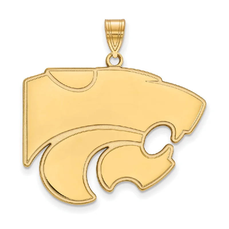 Limited-Time Jewelry Sale – Elegant Styles At Less 14k Yellow Gold Kansas State XL Mascot Pendant