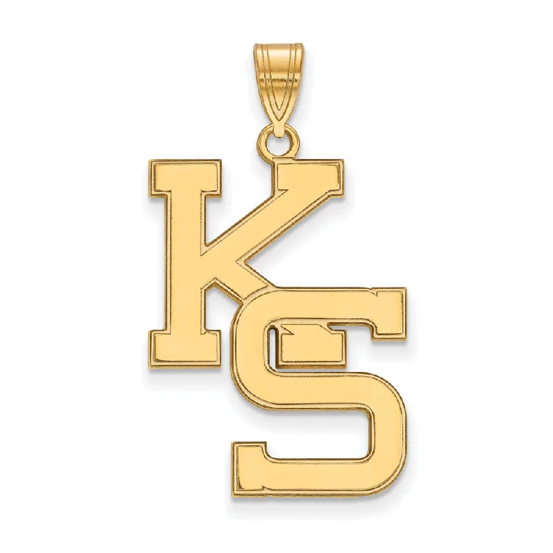 Stunning Jewelry Pieces At The Lowest Prices Ever 14k Yellow Gold Kansas State XL Pendant