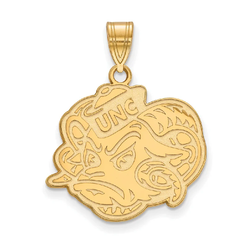 Dainty And Elegant Jewelry Now At Reduced Prices 14k Yellow Gold North Carolina Large Mascot Pendant