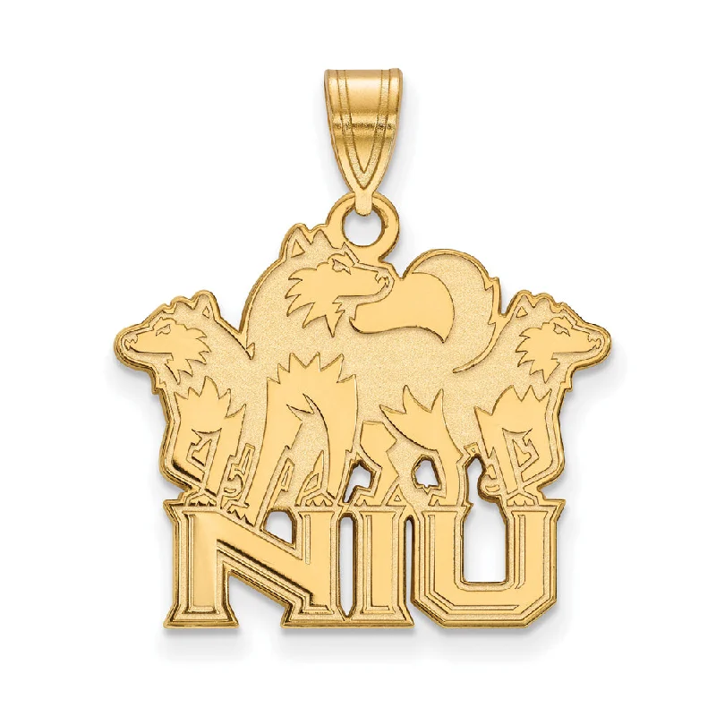 Jewelry Sale – Exclusive Styles At Lower Prices 14k Yellow Gold Northern Illinois U. Large Logo Pendant