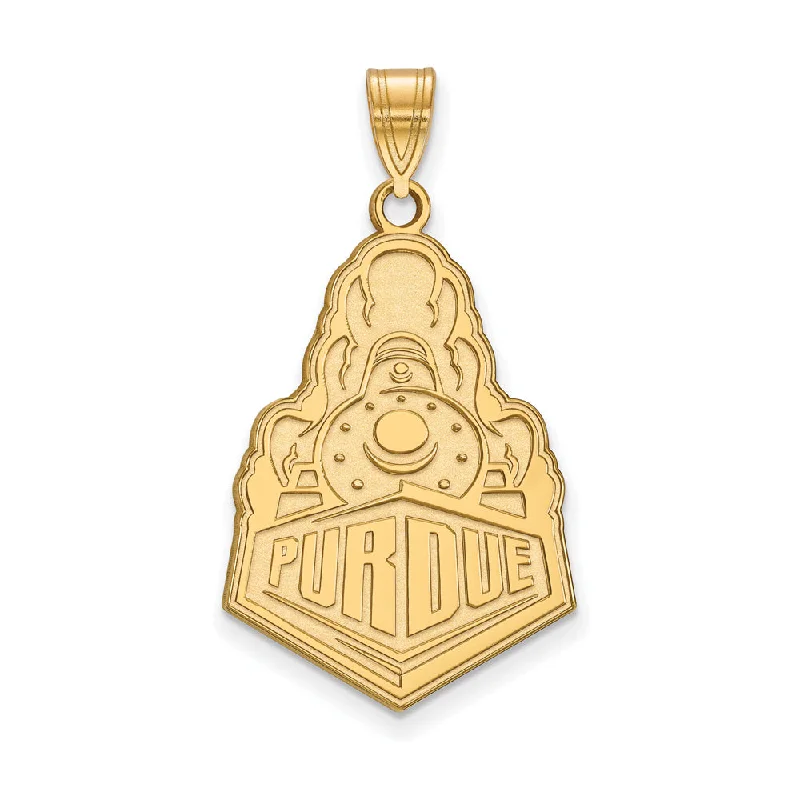 Trending Jewelry Now At Unbeatable Prices 14k Yellow Gold Purdue XL Logo Pendant