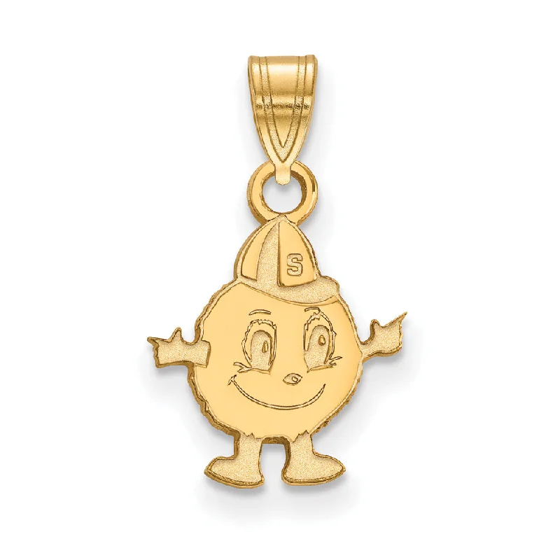 Limited-Stock Jewelry Sale – Shop Before It's Gone 14k Yellow Gold Syracuse U. Small Mascot Pendant