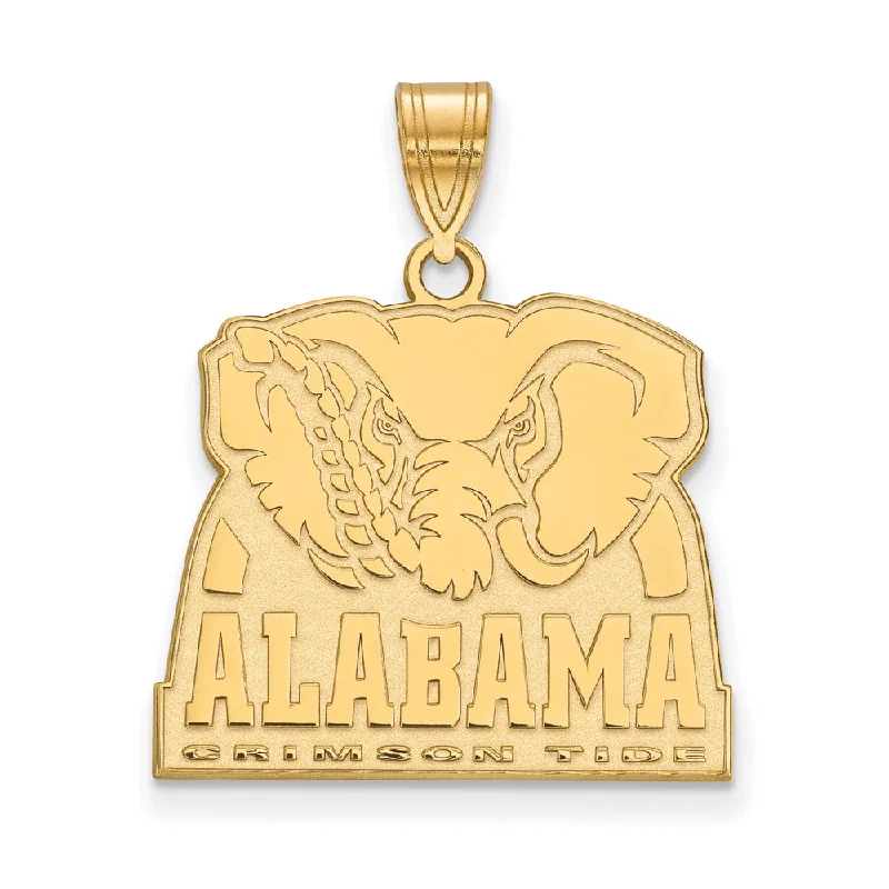 Don't Miss Our Biggest Jewelry Sale Of The Season 14k Yellow Gold U. of Alabama Large Logo Pendant
