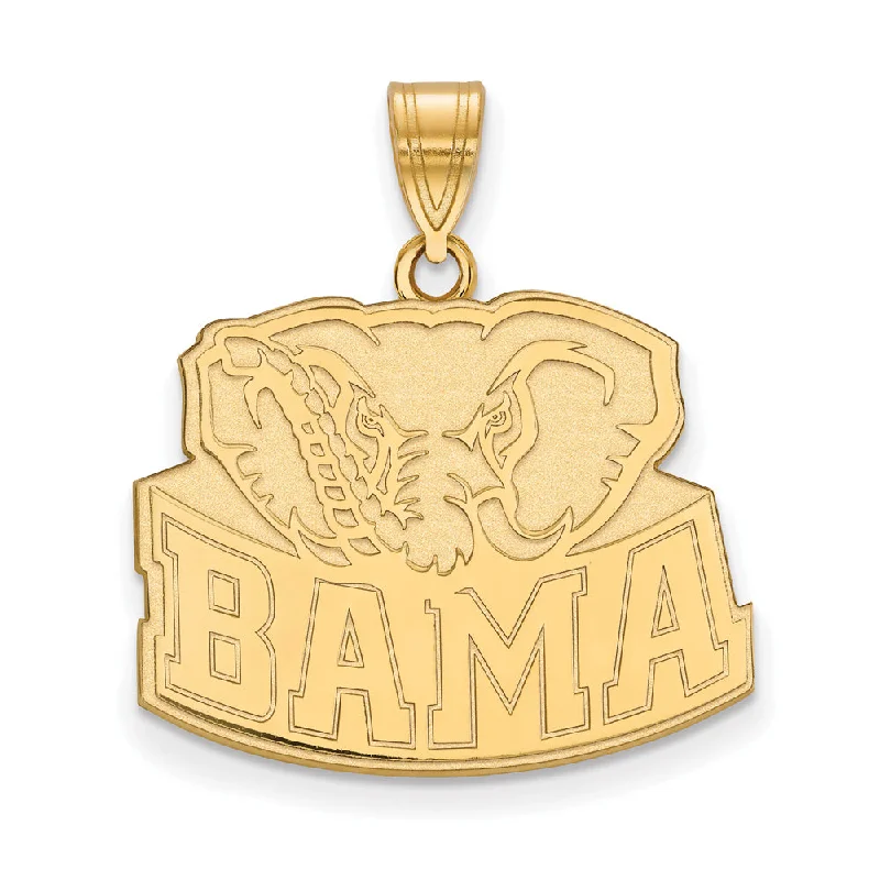 Grab Exquisite Jewelry At The Lowest Prices 14k Yellow Gold U. of Alabama Large Pendant