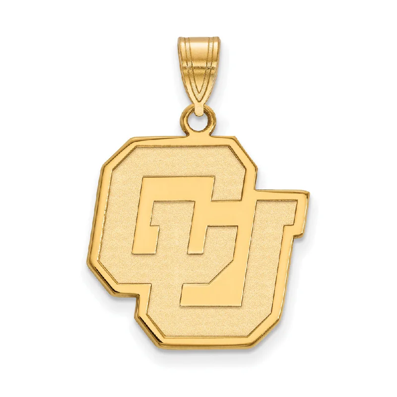 Once-A-Year Jewelry Sale – Grab Your Favorites Now 14k Yellow Gold U of Colorado Large Pendant