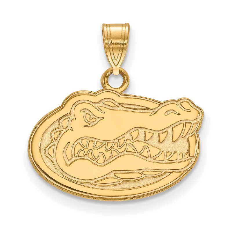 Personalized Jewelry At Special Discount Rates 14k Yellow Gold U of Florida Small Mascot Pendant