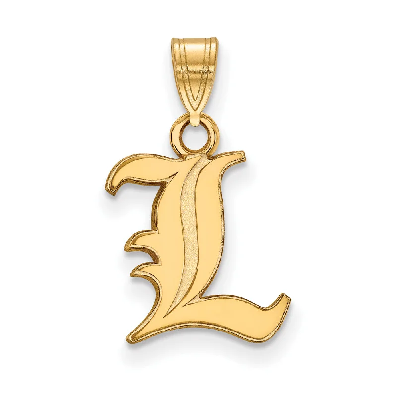 Elegant Jewelry Pieces At Unbelievable Prices 14k Yellow Gold U. of Louisville Small 'L' Pendant