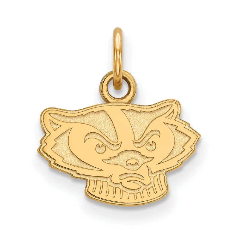 Timeless Beauty, Unbeatable Deals – Jewelry Sale On 14k Yellow Gold U. of Wisconsin XS (Tiny) Mascot Charm or Pendant