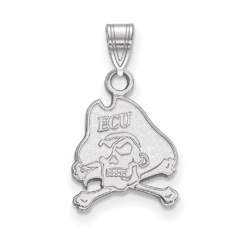 Sterling Silver East Carolina U Small Mascot Pendant